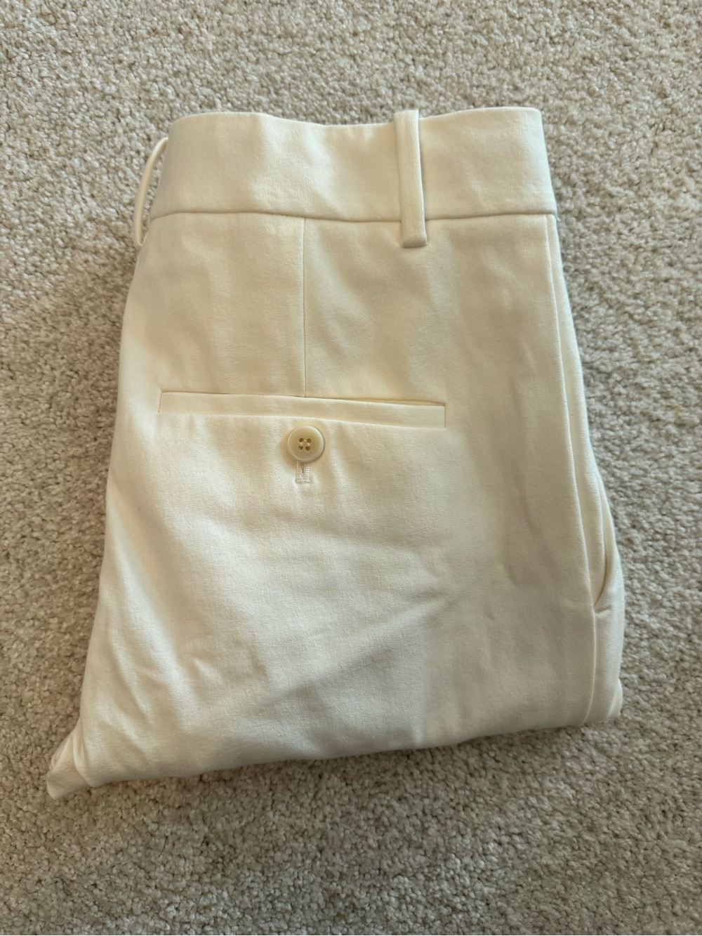 Theory White Tailored Pants